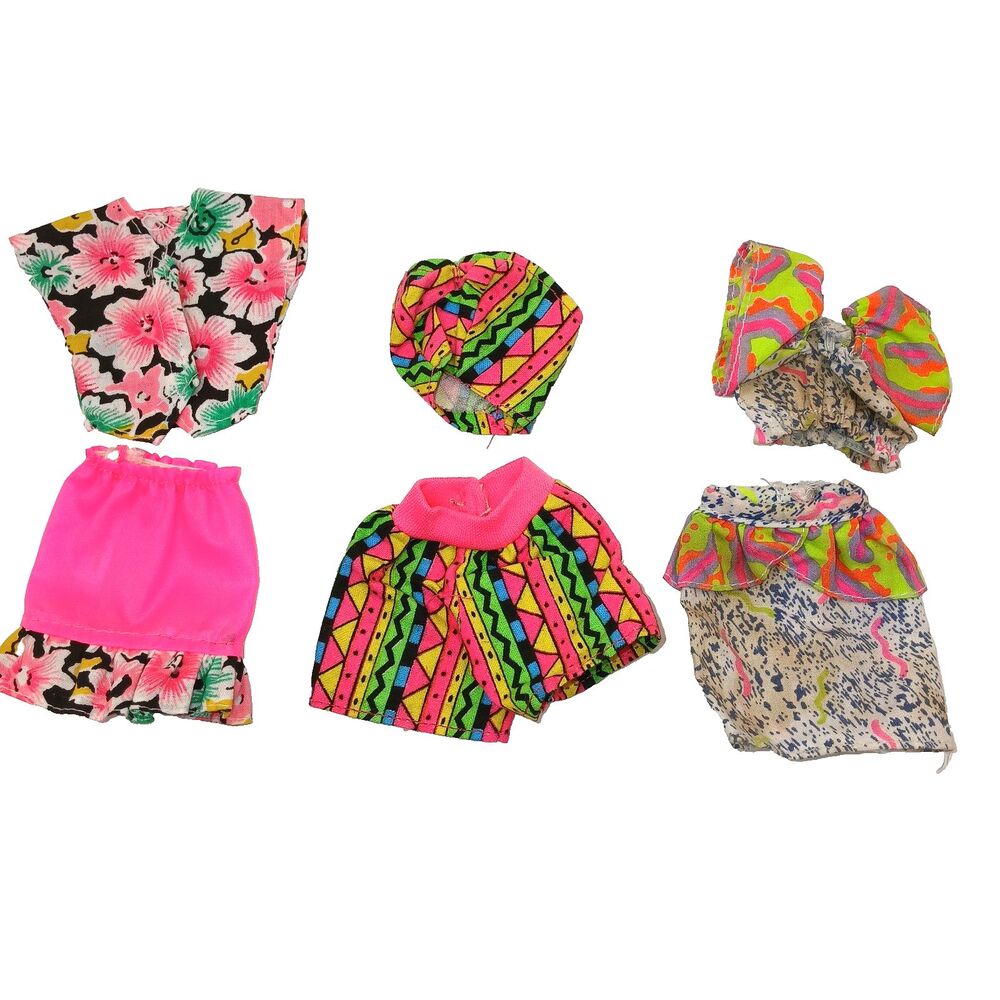 Lot Of 3 Fashion Doll Outfits for 11.5 inch Fashion Doll Tops Skirts & Shorts